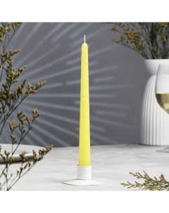 Свеча античная ароматическая Персик 2 3х 24 5 см 5 ч 55 г желтая Омский свечной