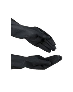 Перчатки хозяйственные резиновые L защитные химически стойкие 100 гр чёрный Доляна