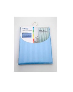 Штора для ванной комнаты F8603 текстиль полиэстер 180cm 180cm голубой Frap