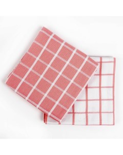 Кухонное полотенце Chino Цвет Розовый 50х70 см 2 шт Arya