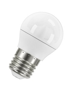 Лампа светодиодная LED 10SW 840 шар матовая E27 230В 10х1 RU 4058075579927 Osram