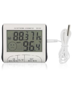 Термометр Гигрометр PL6116 Электронный с выносным датчиком Pro legend
