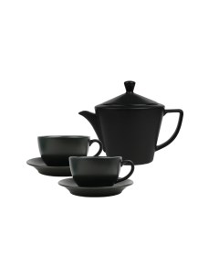 Чайный набор Чайный сервиз Seasons черный на 2 персоны Porland