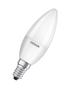 Лампа светодиодная LED 7SW 865 свеча матовая E27 230В 10х1 RU 4058075579507 Osram