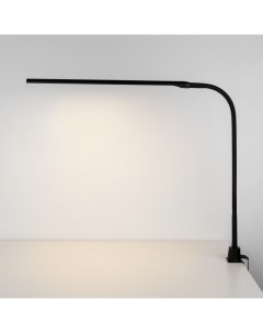 Светодиодная настольная лампа на струбцине с гибкой ножкой Flex 80429 1 черный Eurosvet