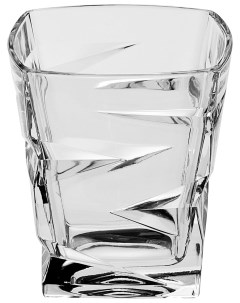 Набор стаканов для виски Crystal Bohemia Zig Zag 300 мл Crystalite bohemia