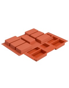 Форма для приготовления пирожных rettangolo силиконовая Silikomart