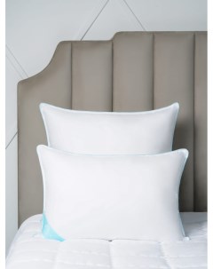 Подушка белая гелевая силиконовая мягкая для сна Micro gel 50x70 Arya