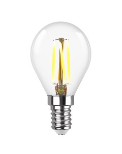 Лампа filament шар G45 теплый свет 7Вт E14 2700K 695Лм 32482 9 Rev