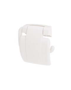 Держатель для туалетной бумаги белый М8428пластик Альтернатива