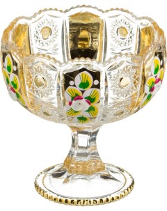 Набор из 6 штук Конфетница на ножке Gold glass 12 5х12 5х13см стекло 195 109_ Lefard