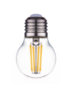 Лампа светодиодная нитевидная прозрачная шар G45 11 Вт 4000 К Е27 Фарлайт