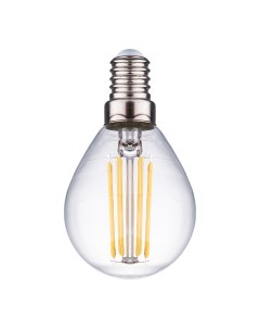 Лампа светодиодная нитевидная прозрачная шар G45 11 Вт 4000 К Е14 Фарлайт