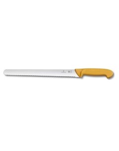 Нож кухонный Swibo 5 8443 35 стальной универсальный лезв 350мм серрейт заточ Victorinox