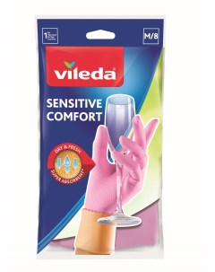 Перчатки для уборки Sensitive для деликатных работ р M Vileda