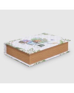 Шкатулка книга star Сад прямоугольная 30 2x21 7x6 8 см разноцветная Fuzhou