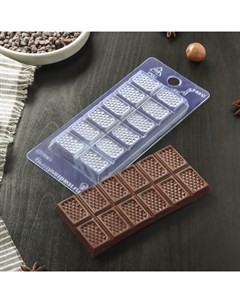 Форма для шоколада Оригинальный 7x15x1 см цвет прозрачный Выдумщики