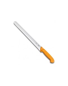 Нож филейный лезвие волнистое 25 см оранжевый Victorinox