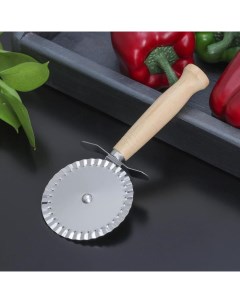 Нож для пиццы и теста Классик 18 5 см ребристый Доляна