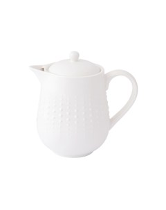 Заварочный чайник Drops белый 0 8л фарфор EL R2767_DROW_ Easy life