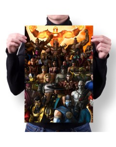 Плакат А2 Принт Mortal Kombat Мортал Комбат 22 Migom