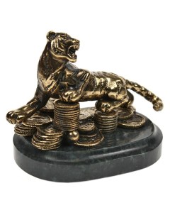 Статуэтка Тигр на монетах Ооо псп