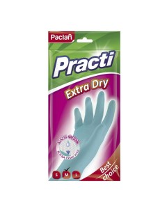 Перчатки хозяйственные Practi Extra Dry р М Paclan