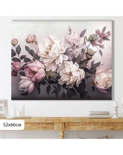 Картина Розовая пастель 52х66 см К0357 Добродаров