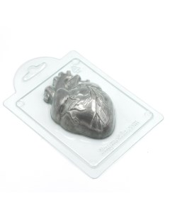 Форма для шоколада пластиковая живое сердце Anymolds