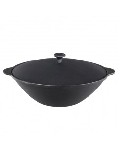 Сковорода для вока 28 см черный вок29 Камская посуда
