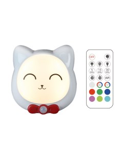 Автономный светодиодный светильник CL W20W белый Кошка настенный бесконтактный Art style