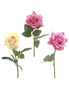 Цветок искусственный Роза L70 см 1 вид из 7 не набор KSM 262124 Remeco collection