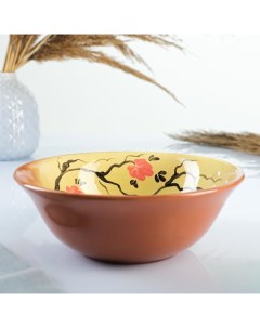 Блюдо Аппетитное сакура 0 6л Кунгурская керамика