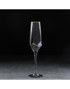 Бокал для шампанского Дарио 180 мл 5x27 5 см цвет графит Magistro