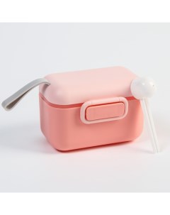 Контейнер для хранения детского питания 400 мл цвет розовый Mum&baby