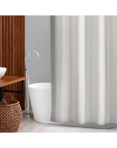 Штора для ванной комнаты SAVANNA Классика с люверсами 180x180 см полиэстер цвет бежевы Nobrand