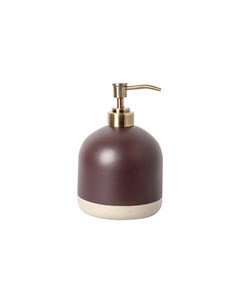 Дозатор для жидкого мыла Naturel 10х10х15 3 см цвет коричневый Moroshka