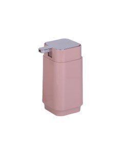 Дозатор для жидкого мыла настольный Квадро пудровый PS0221CA LD пластик Аквалиния
