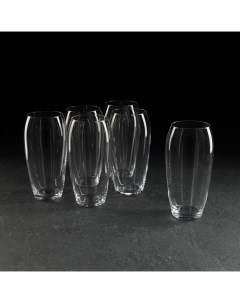 Набор стаканов для воды Carduelis стеклянный 470 мл 6 шт Crystalite bohemia
