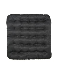 Подушка на стул Уют черный 40х40см лузга гречихи грета хл35 пэ65 Smart textile