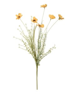 Искусственный цветок Ромашка полевая желтый 60 см Вещицы