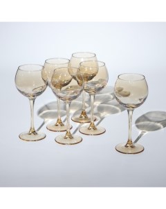 Набор бокалов для вина Медовый 280 мл 6 шт Gidglass