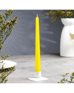 Свеча античная 2 3х 24 5 см 5 ч 55 г жёлтая Омский свечной