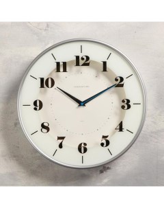 Часы настенные серия Классика плавный ход d 30 5 см печать по стеклу Troyka
