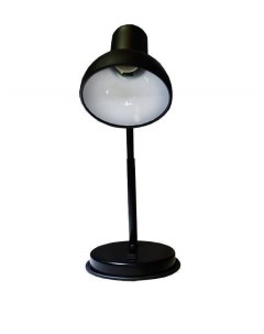 Светильник настольный на подставке E27 60W металл черный 652549 Трансвит