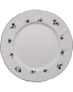Тарелка десертная Декор Синие мелкие цветы 19 см Bernadotte