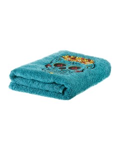 Полотенце Los Muertos для ванной 50х90 см цвет бирюзовый Moroshka