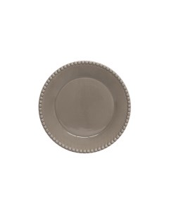 Тарелка закусочная Tiffany 19см тёмно серая фарфор EL R2702 TIGD_ Easy life
