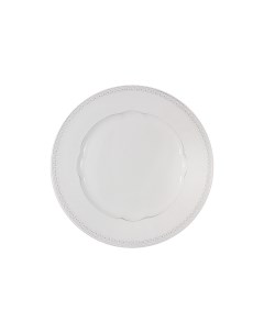 Тарелка обеденная Augusta белая 27см керамика MC F566200005D0053_ Matceramica