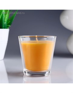 Свеча ароматизированная в стакане Апельсин Омский свечной